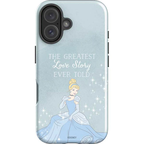 Disney Cinderella Greatest Love Story Ever Told iPhone 16 Plus Impact Case